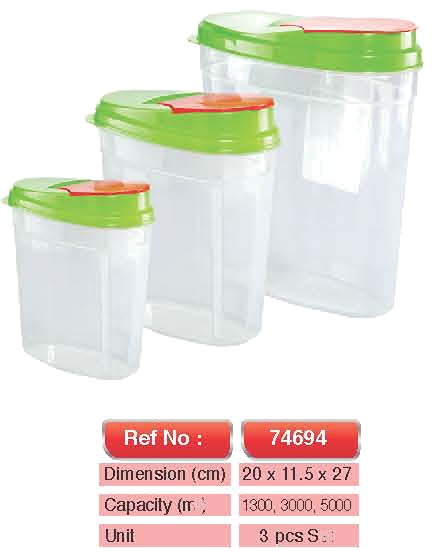 CEREAL CONTAINER 3 PCS SET
